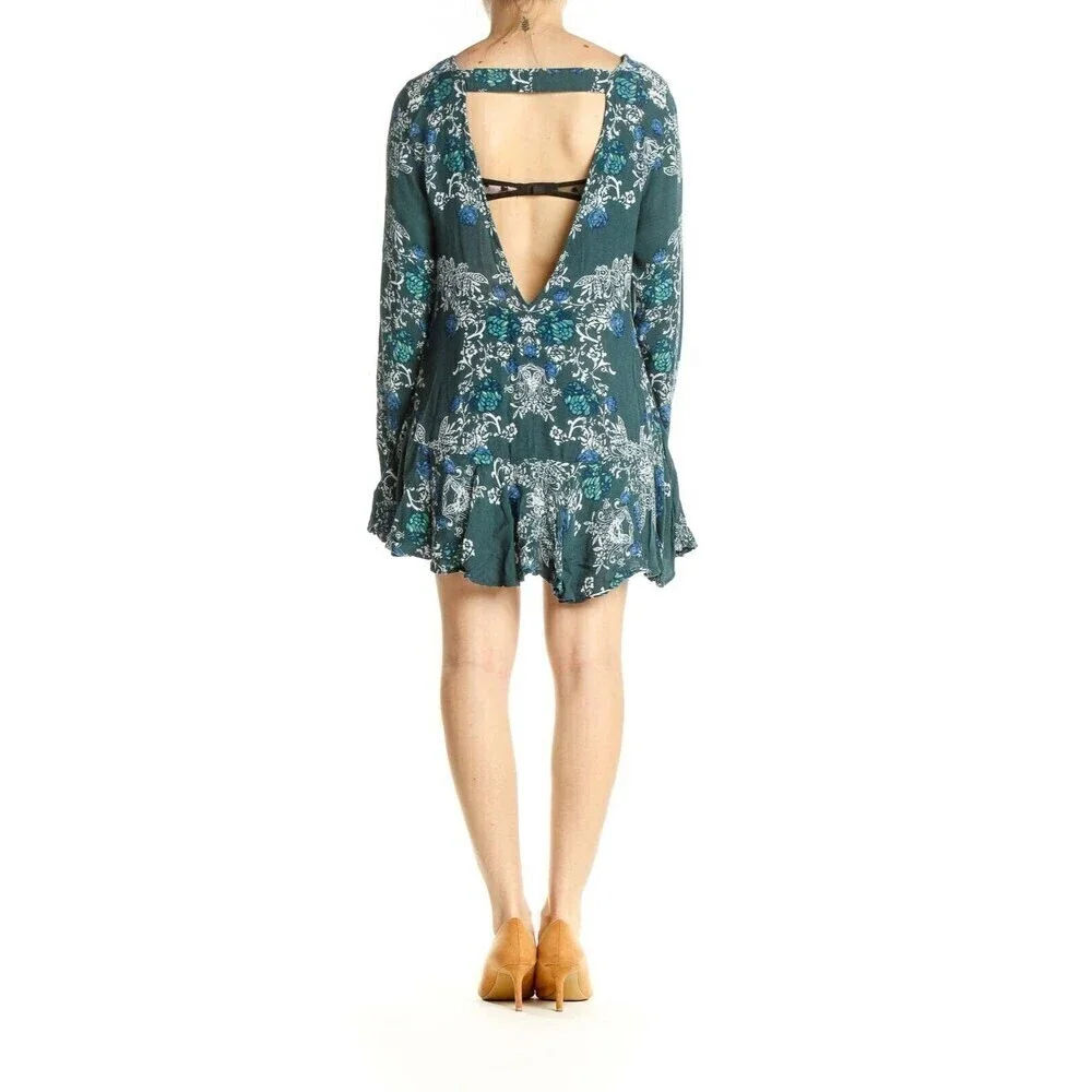 Free People Womens Size XS Multicolor Free People Smooth Talker Tunic Dress